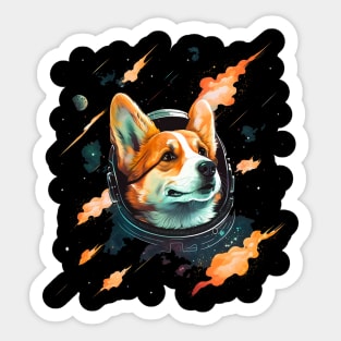 space dog Sticker